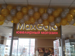 Объемные буквы с боковой подсветкой